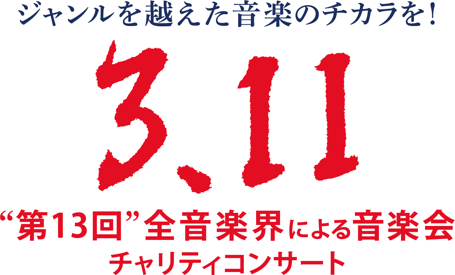 3.11 第13回全音楽界による音楽会チャリティコンサート